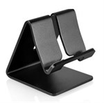 Metal stander til smartphone/tablet (Sort)